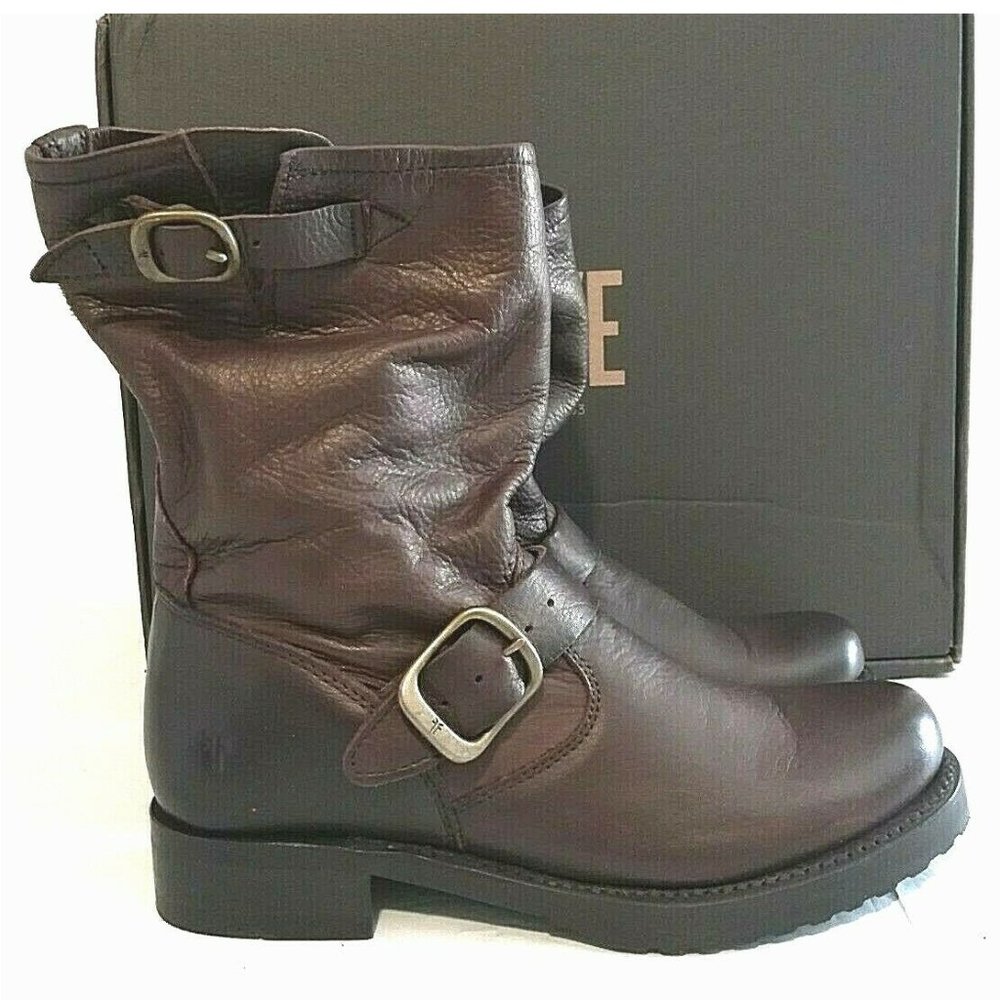 Frye Women's Veronica Short Leather Boots - Picture 1 of 8